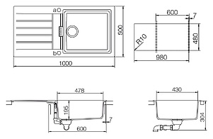 Мойка кухонная Schock Signus 60D Large (D-100L) поларис