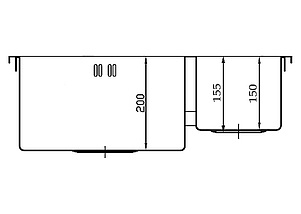 Мойка кухонная Seaman Eco Marino SMB-6151DRS с клапан-автоматом