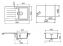 Мойка кухонная Schock Primus 45D (D-100) лунный камень