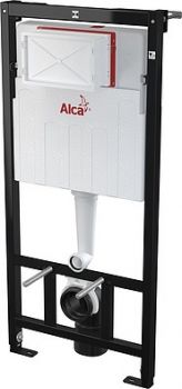 Система инсталляции для унитазов AlcaPlast Sadromodul AM101/1120 4 в 1 кнопка смыва хром