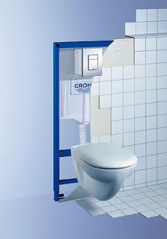 Система инсталляции для унитазов Grohe Rapid SL 38827000 5 в 1 с кнопкой смыва