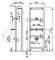 Система инсталляции для писсуаров AlcaPlast A107/1200