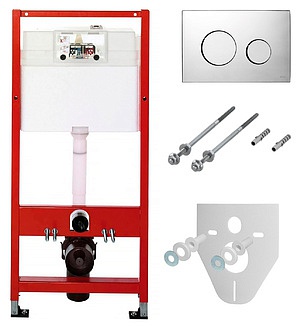 Система инсталляции для унитазов TECE Loop К 400 626 4 в 1 с кнопкой смыва