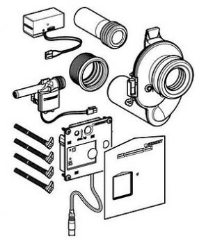 Привод бесконтактного смыва Geberit HyTronic 116.010.00.1 для писсуара скрытого распознавания
