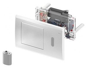 Кнопка смыва TECE Planus 6 V-Batterie 9240361 белая