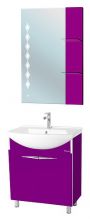 Мебель для ванной Bellezza Глория Гласс 65 фиолетовая