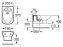 Комплект  Биде подвесное Roca Dama Senso 357515000 + Система инсталляции для биде Grohe Rapid SL 38553001