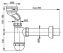 Комплект  Писсуар IFO Frisk RS020150000 подвесной + Сифон для писсуара AlcaPlast A45A + Смывное устройство для писсуаров Ideal Standard B7120AA автома