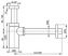 Сифон для раковины AlcaPlast A400