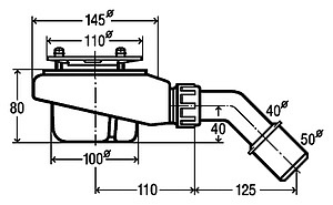 Сифон для поддона Viega Tempoplex V1 575625