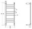 Полотенцесушитель водяной Energy Prestige 80x30
