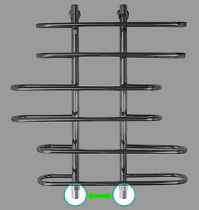 Полотенцесушитель водяной Energy Aero 60x60