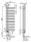 Полотенцесушитель электрический Zehnder Yucca asymmetric YAER-130-050/RD белый, правый