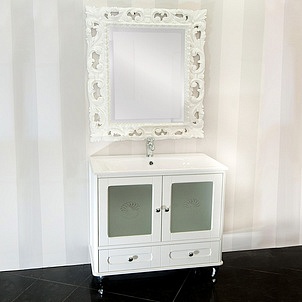 Мебель для ванной Caprigo Chiaro 90 bianco-grigio