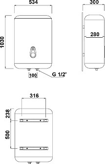 Водонагреватель Nofer SC 80