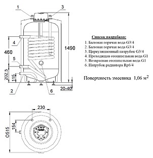 Водонагреватель Hajdu AQ IND SC 200 л напольный