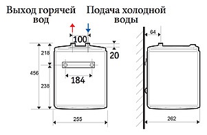 Водонагреватель Atlantic OPro Small 10 SB установка под  раковиной