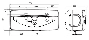 Водонагреватель Ariston ABS SL 20