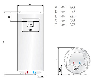 Водонагреватель Ariston ABS PRO ECO INOX PW 30 V Slim