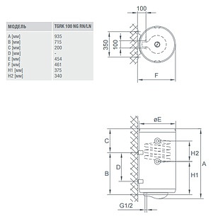 Водонагреватель Gorenje TGRK100RNGB6