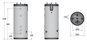 Водонагреватель ACV SMART LINE SLE 160L