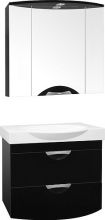 Мебель для ванной Style Line Жасмин-2 76 Люкс Plus, черная