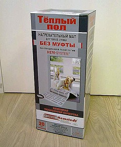 Теплый пол Hemstedt DH 1500-10.0 комплект на основе мата