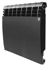 Радиатор биметаллический Royal Thermo BiLiner 500 8 секций, noir sable