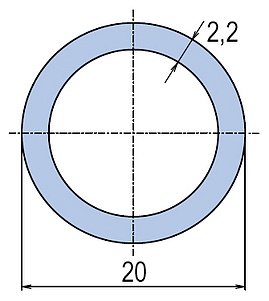 Труба полипропиленовая Ekoplastik PN10 20x2,3 (штанга: 4 м)
