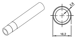 Труба металлополимерная Rehau Rautitan stabil 16,2x2,6 (штанга: 5 м)
