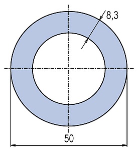 Труба полипропиленовая Ekoplastik PN20 50x8,3 (штанга: 4 м)