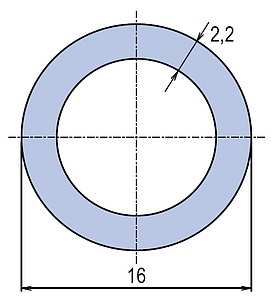Труба полипропиленовая Ekoplastik PN16 16x2,2 (штанга: 4 м)