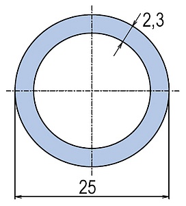 Труба полипропиленовая Ekoplastik PN10 25x2,5 (штанга: 4 м)