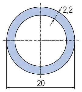 Труба полипропиленовая Ekoplastik PN10 20x2,2 (бухта: 200 м)