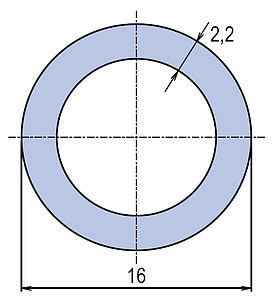 Труба полипропиленовая Ekoplastik PN16 16x2,2 (бухта: 200 м)