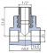 Тройник Ekoplastik 25x1/2x25 наружная резьба