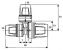 Тройник TECE TECElogo PPSU 20x16x20