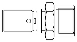 Переходник Oventrop Cofit P 32хRp1" с внутренней резьбой