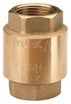 Обратный клапан Itap 103 York 1/2" пружинный муфтовый, пластиковое седло