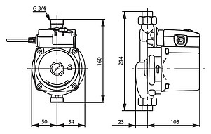 Повысительный насос Grundfos UPA 15-90 160