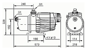 Насосная станция Grundfos MQ 3-35