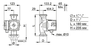 Циркуляционный насос Biral MX 12-1