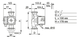 Циркуляционный насос Biral MX 13-4