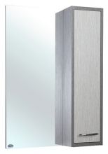 Зеркало-шкаф Bellezza Смарт 50 R орфео серый/орфео белый