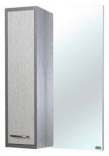 Зеркало-шкаф Bellezza Смарт 50 L орфео серый/орфео белый