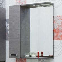 Зеркало-шкаф Sanflor Торонто 60 венге, орфео серый, L