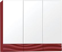 Зеркало-шкаф Style Line Вероника 80 Люкс, бордо