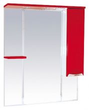 Зеркало-шкаф Misty Кристи 90 красная эмаль R
