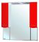 Зеркало-шкаф Bellezza Мари 105 белый/красный