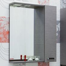 Зеркало-шкаф Sanflor Торонто 60 венге, орфео серый, R